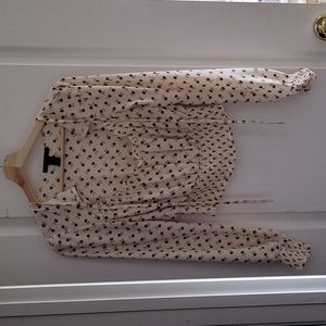 Long sleeve crop blouse
